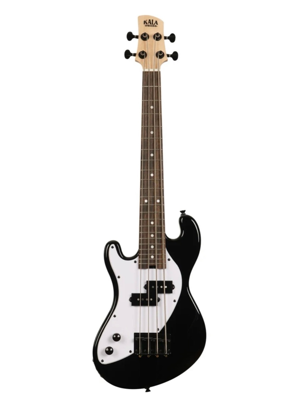 Kala Left Handed U Bass Guitar 4 String Jet Black New